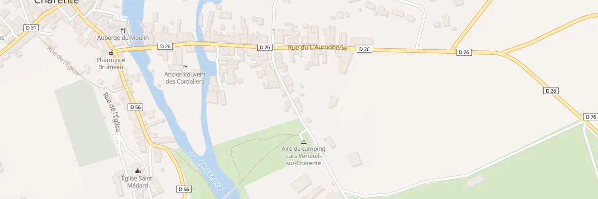 Plan du 11 Rue de la Fontaine à Verteuil-sur-Charente