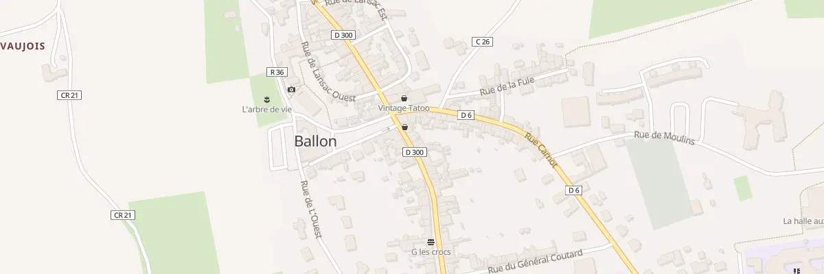 Plan du 7 Rue du General Leclerc Ballon à Ballon-Saint Mars