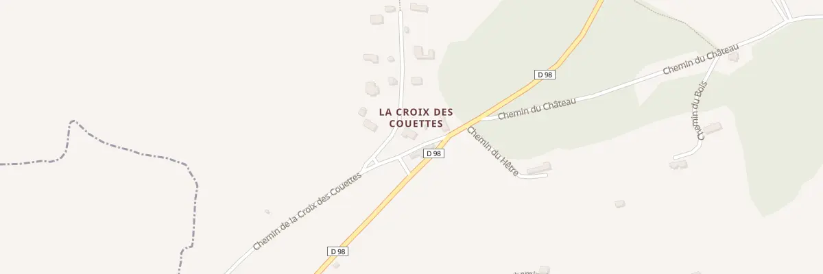 Plan du 30 Chem La Croix des Couettes à Norolles
