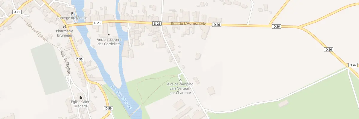 Plan du 13 Rue de la Fontaine à Verteuil-sur-Charente