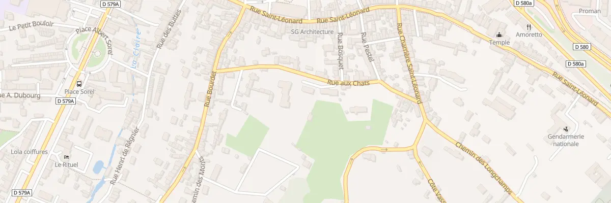 Plan du 12B Rue aux Chats à Honfleur