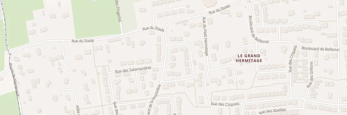 Plan du 5 Bd de la Houssière à Mulsanne