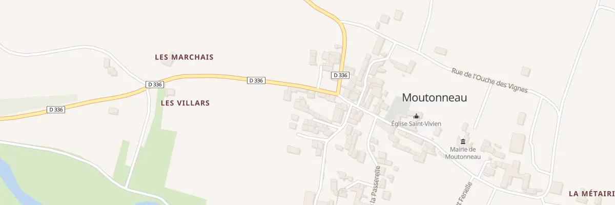 Plan du 7 Rue de la Mouvière à Aunac-sur-Charente