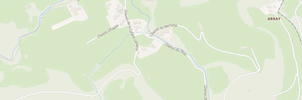 Plan du 1 Che de la Carrere à Banios