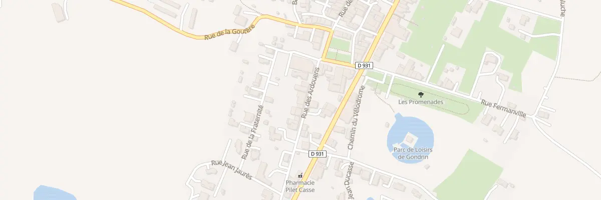 Plan du 9 Rue des Ardouens à Gondrin