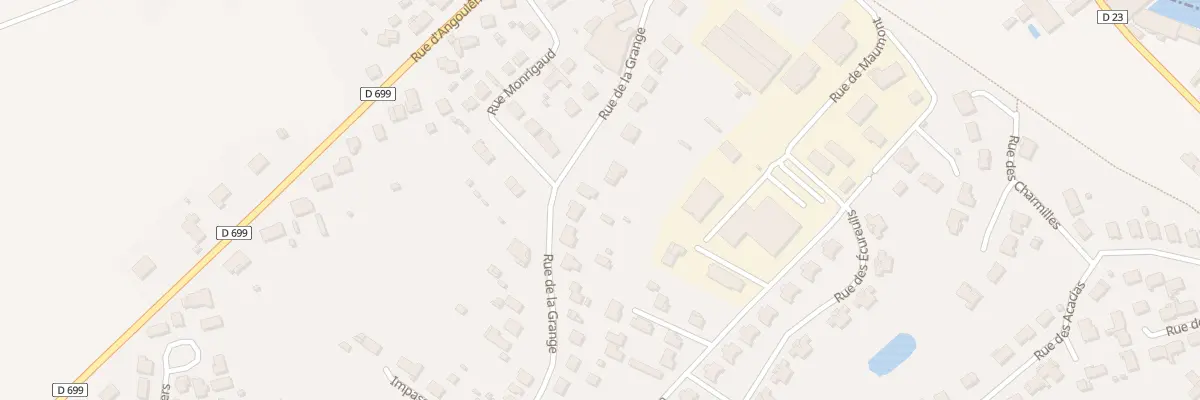 Plan du 25 Rue de la Grange à Magnac-sur-Touvre