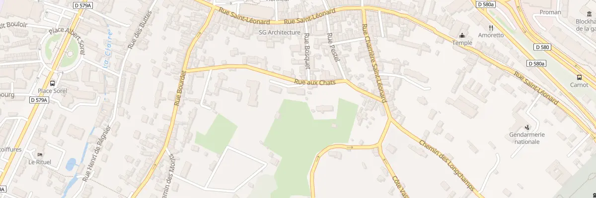 Plan du 12 Rue aux Chats à Honfleur