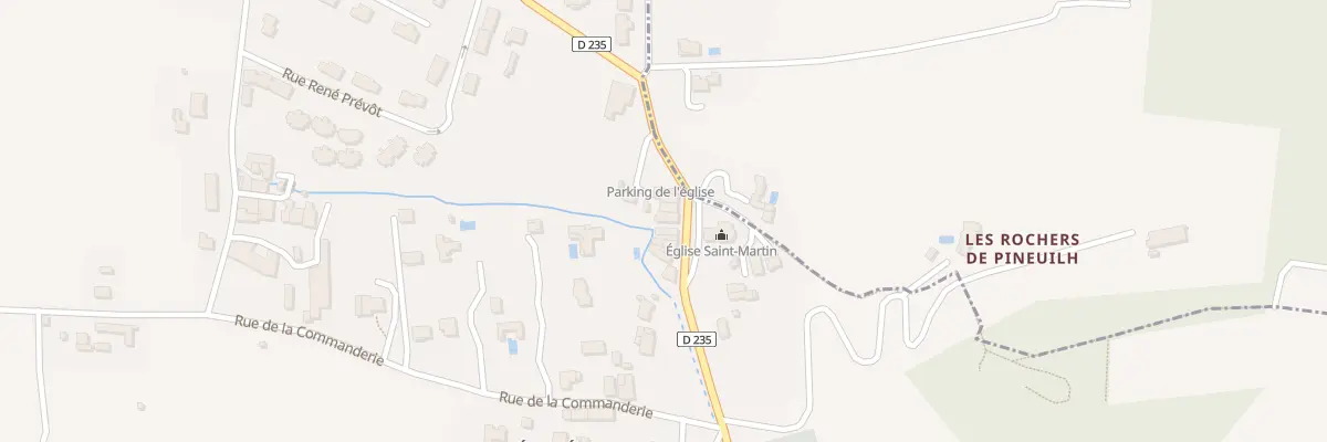 Plan du 836 Le Bourg à Pineuilh