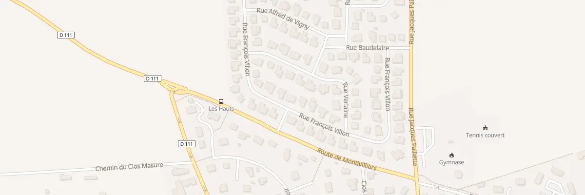 Plan du 26 Rue François Villon à Saint-Martin-du-Manoir