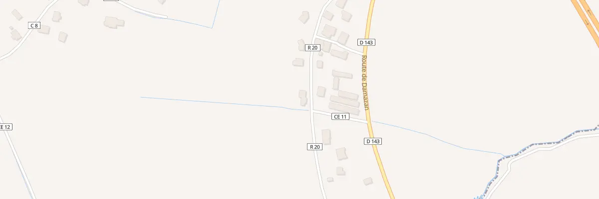Plan du 396 Che de Barboutan à Calonges