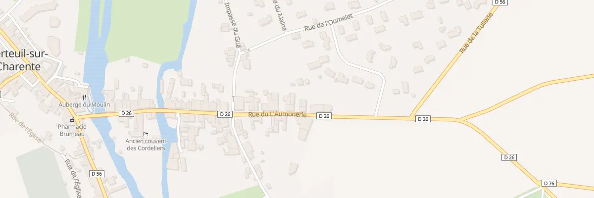 Plan du 9 Rue de l’Aumônerie à Verteuil-sur-Charente