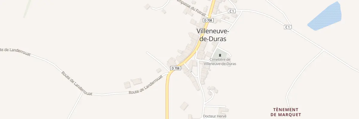 Plan du 29 Le Bourg à Villeneuve-de-Duras