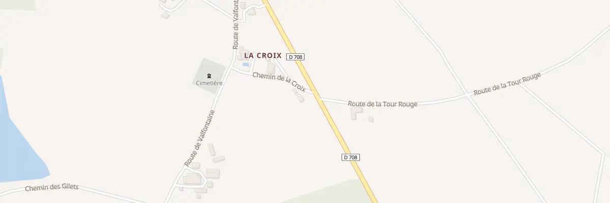 Plan du 30 La Croix à La Roquille