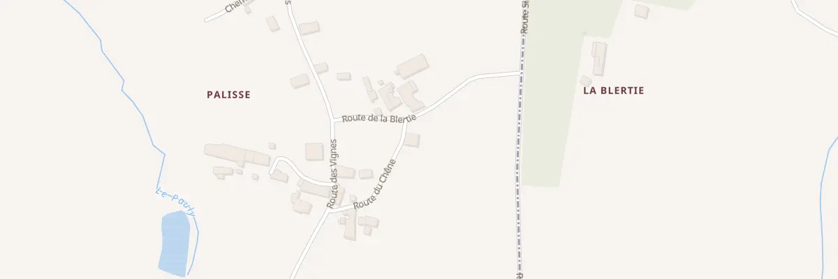 Plan du 1001 Palisse à Petit-Bersac