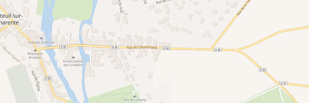 Plan du 12 Rue de l’Aumônerie à Verteuil-sur-Charente