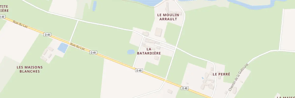 Plan du 1 La Batardiere à Rillé