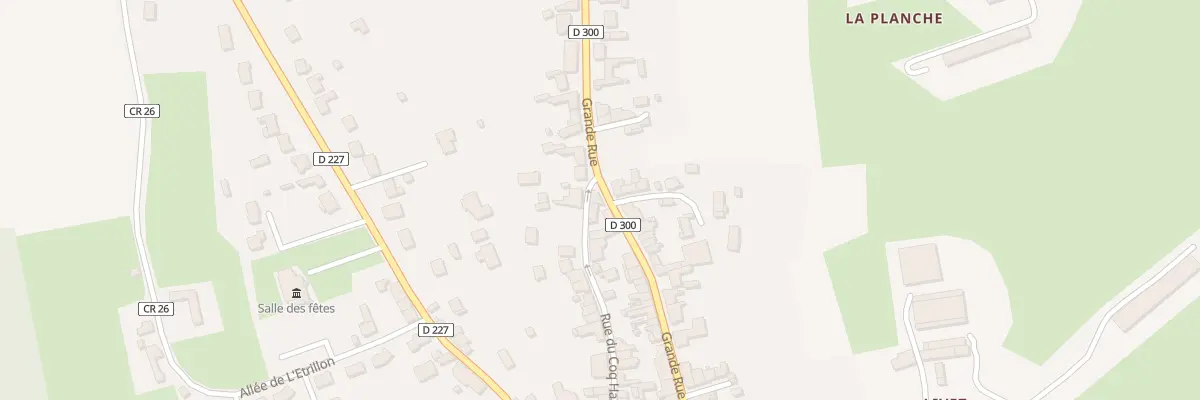 Plan du 12 Rue du Coq Hardi à Souligné-sous-Ballon