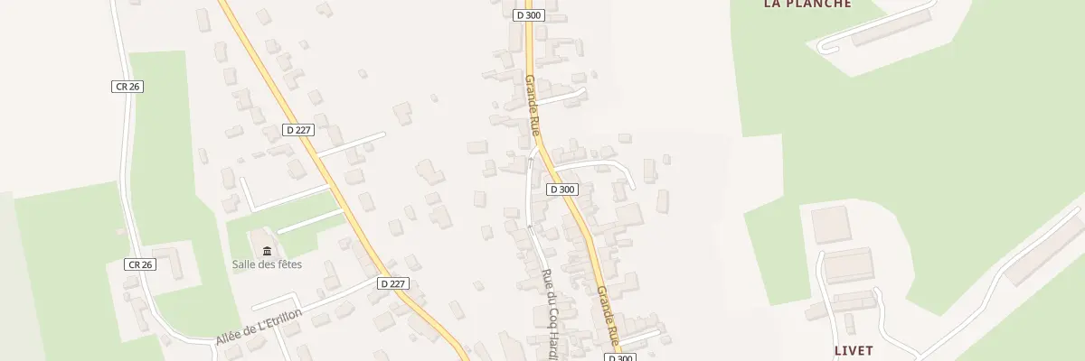Plan du 45 Grande rue à Souligné-sous-Ballon