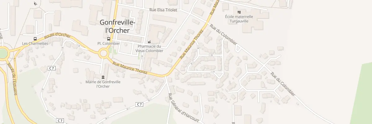 Plan du 55 Rue Louis Aragon à Gonfreville-l’Orcher