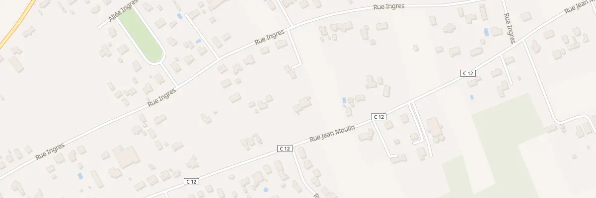 Plan du 9006 Rue Jean Moulin à Pineuilh