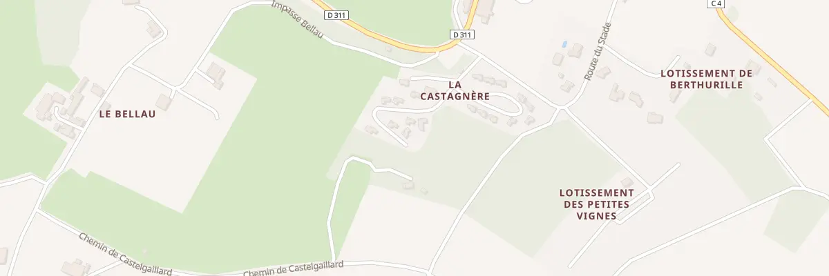 Plan du 150 Au Bourg à Saint-Sernin