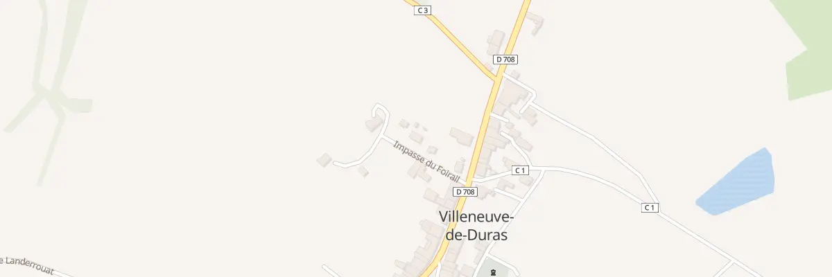 Plan du 40A Le Bourg à Villeneuve-de-Duras