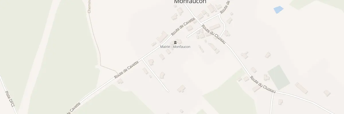 Plan du 135 Rte de Cavette à Monfaucon