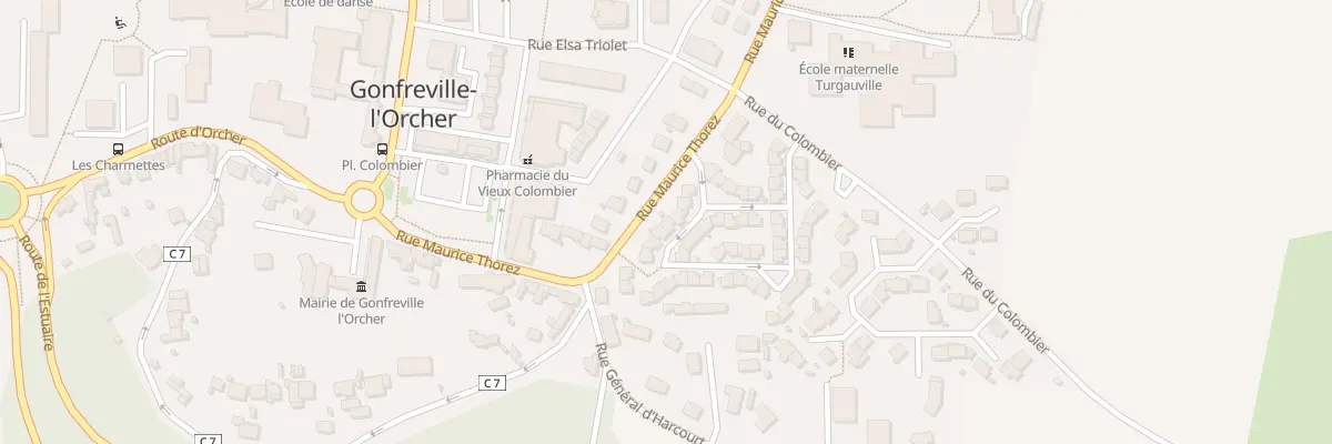Plan du 57 Rue Louis Aragon à Gonfreville-l’Orcher