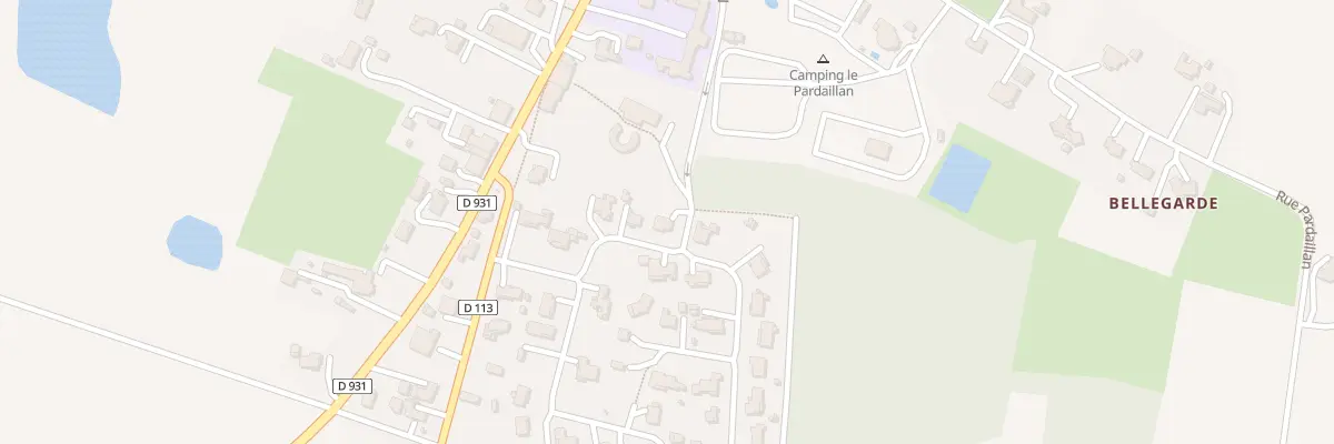 Plan du 16 Rue Francois Mitterrand à Gondrin