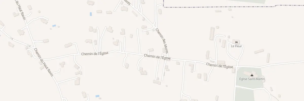 Plan du 270 Che de l’Église à Gonneville-sur-Honfleur