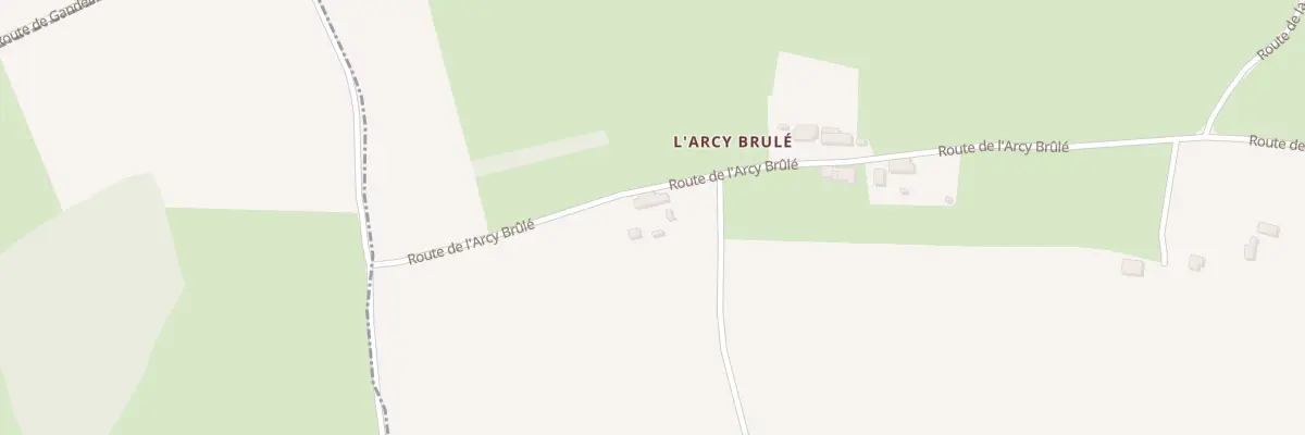 Plan du 2 Rte de l’Arcy Brûlé à Mayet