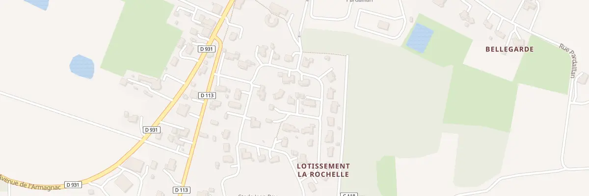 Plan du 1 Rue de la République à Gondrin