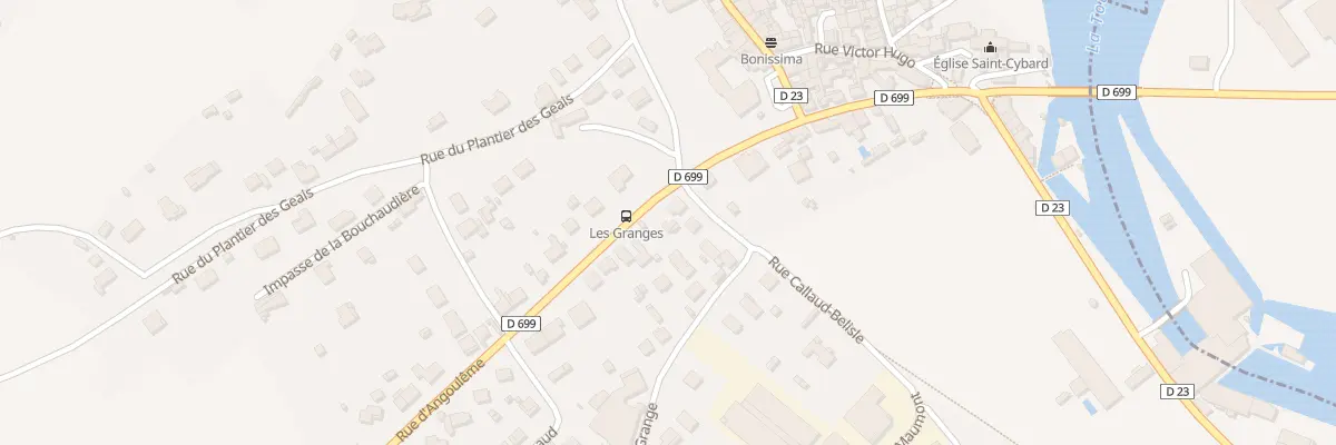 Plan du 2 Rue de la Grange à Magnac-sur-Touvre