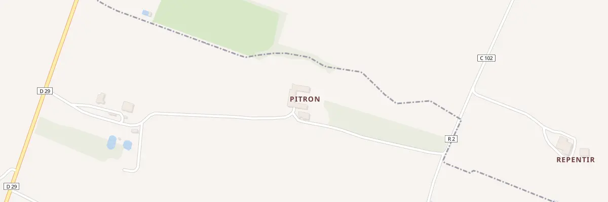 Plan du 5034 A Pitron à Fourcès
