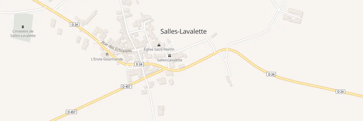 Plan du 5059 Le Bourg à Salles-Lavalette
