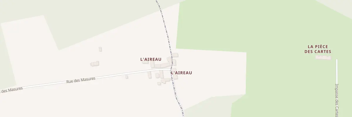 Plan du 44 Rte de l’Aireau à Hommes