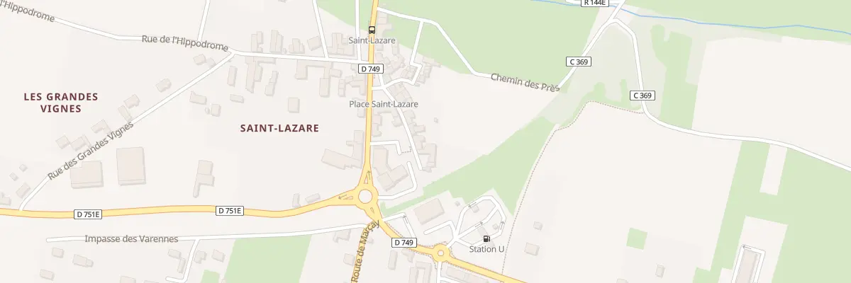 Plan du 5 Imp Saint Lazare à Chinon