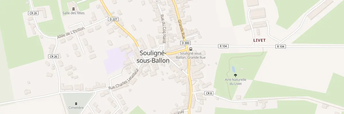 Plan du 1 Rue du Cornet à Souligné-sous-Ballon