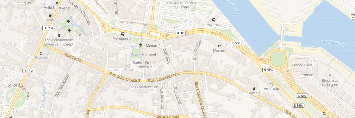 Plan du 35B Rue Saint-Léonard à Honfleur