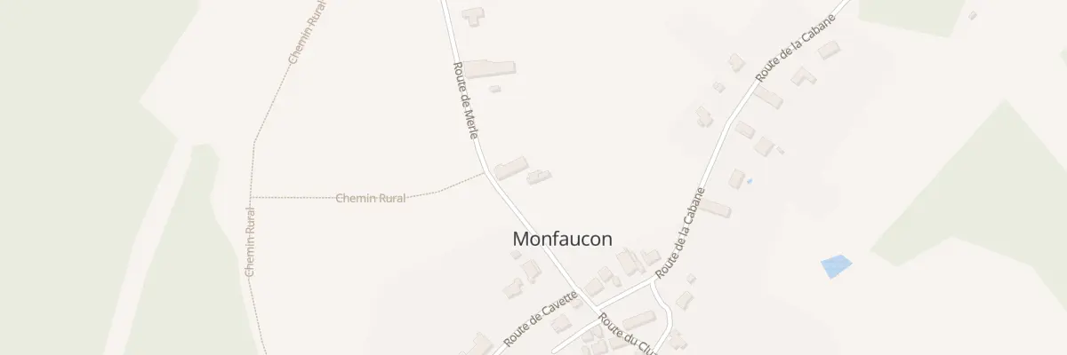 Plan du 160 Rte de Merle à Monfaucon