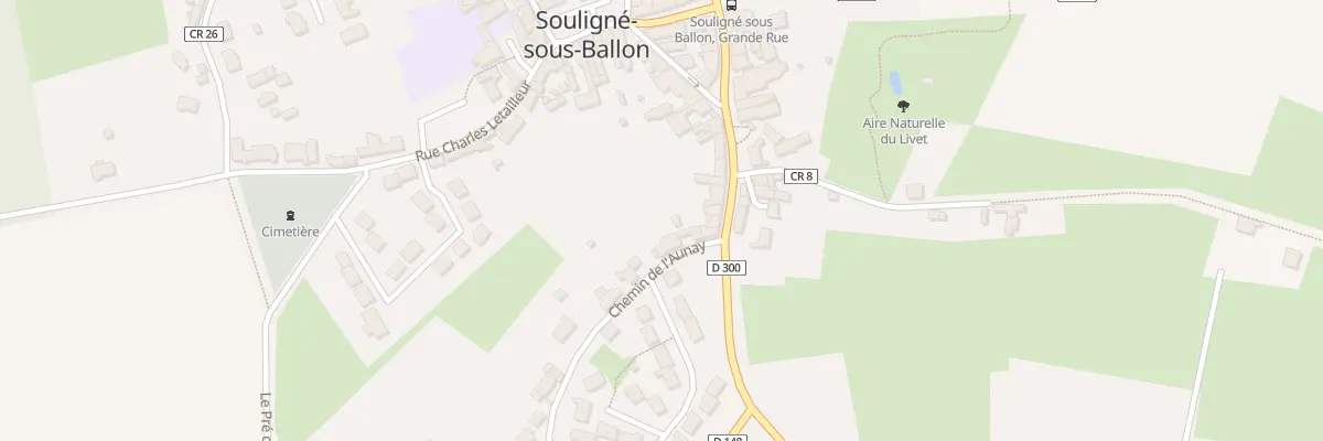 Plan du 4 Che de L Aunay à Souligné-sous-Ballon