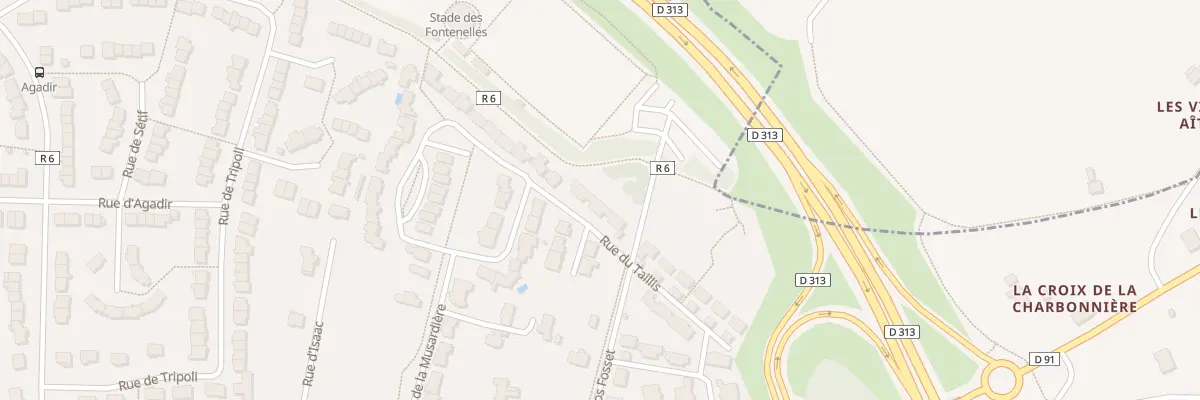 Plan du 44 Rue du Taillis au Mans