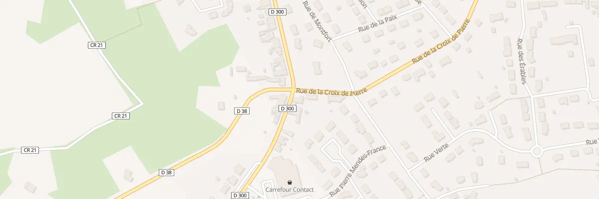 Plan du 2B Rue La Croix de Pierre Ballon à Ballon-Saint Mars
