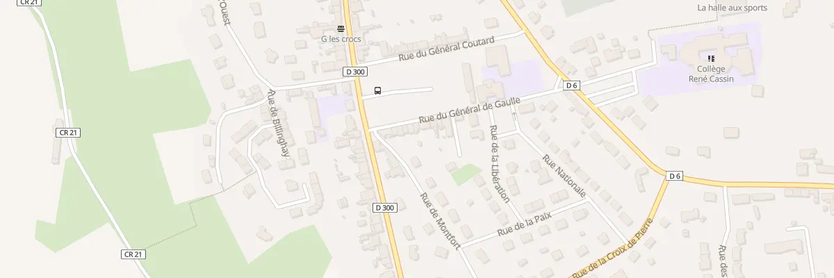 Plan du 8B Rue du General De Gaulle à Ballon-Saint Mars