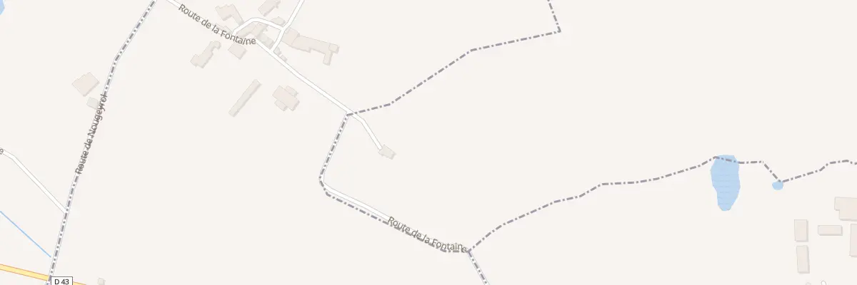 Plan du 1004 La Genebre à Chassaignes