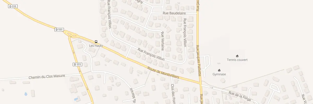 Plan du 18 Rue François Villon à Saint-Martin-du-Manoir