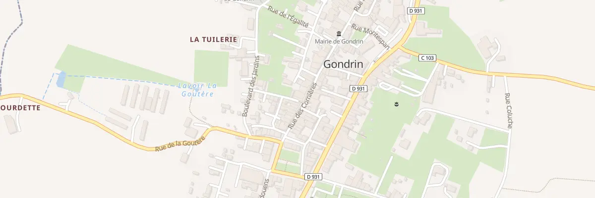 Plan du 24 Rue des Cornières à Gondrin