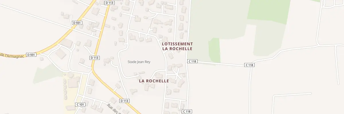 Plan du 38 Rue Francois Mitterrand à Gondrin