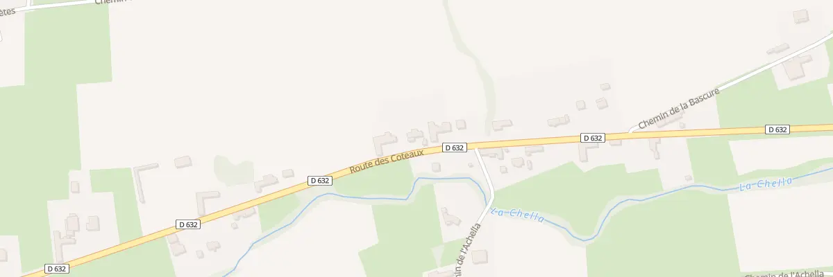 Plan du 27 Rte des Coteaux à Chelle-Debat