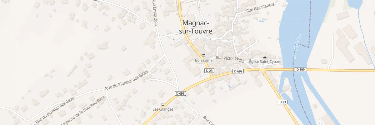 Plan du 3 Pl Rene Brugier à Magnac-sur-Touvre